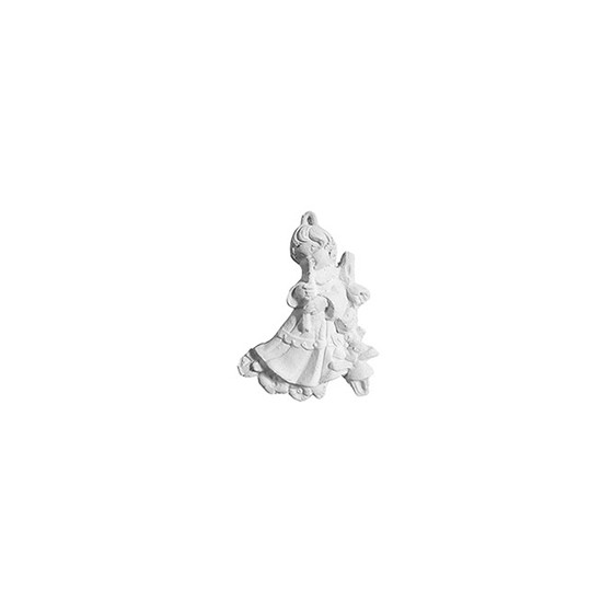 Stampo in gomma per gessetti bambina che suona P229 cm. 7.5