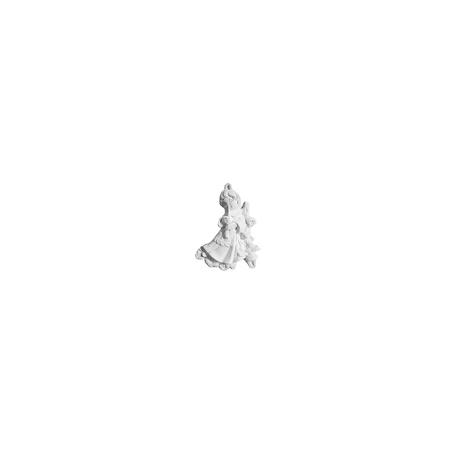 Stampo in gomma per gessetti bambina che suona P229 cm. 7.5