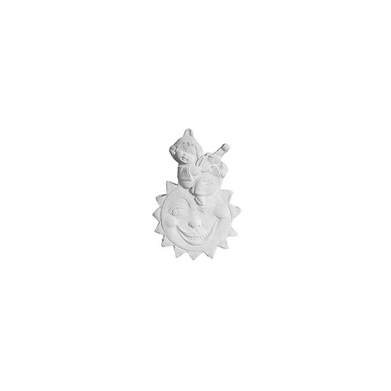 Stampo in gomma per il gesso Bambina sul sole P227 cm. 8