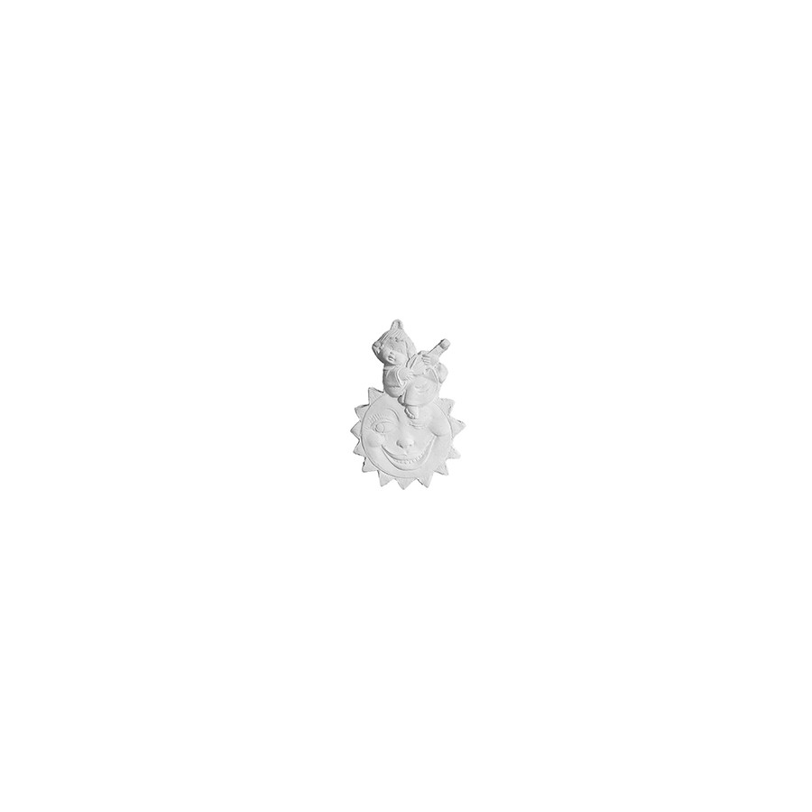 Stampo in gomma per il gesso Bambina sul sole P227 cm. 8