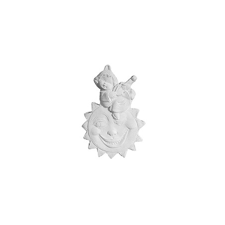 Stampo in gomma per il gesso Bambina sul sole P227 cm. 8