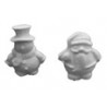 Stampo per gesso e polvere di ceramica Babbo Natale e pupazzo di neve T273 cm. 3 cad.