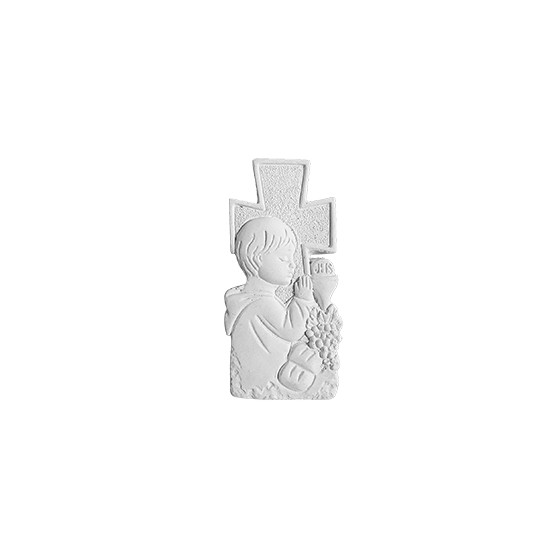 Stampo in gomma per il gesso Bambino che prega P234 cm. 7.5