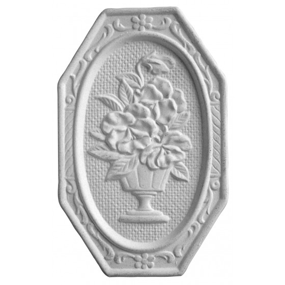 Stampo in gomma piatto di fiori Pr 118 cm.20