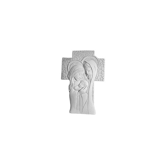 Stampo in lattice per gesso Sacra Famiglia P232 cm. 11.5