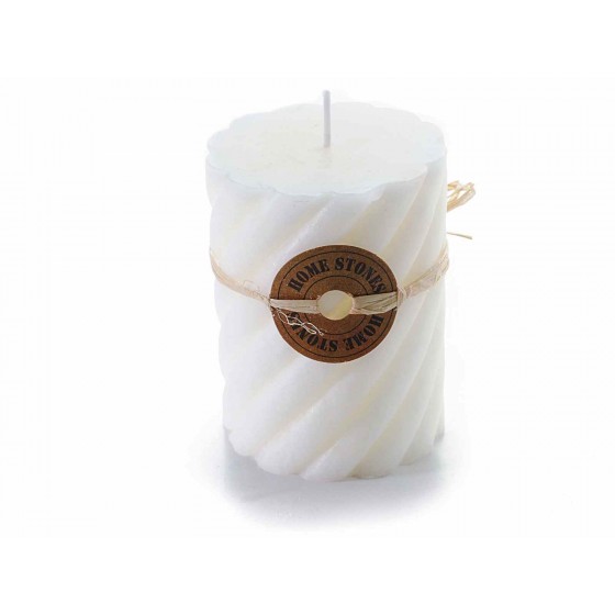 Candela cilindrica profumata alla vaniglia colore bianco 14.11.16