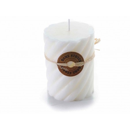Candela cilindrica profumata alla vaniglia colore bianco 14.11.16