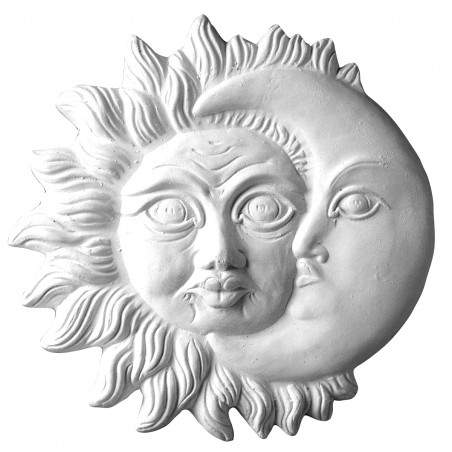 Stampo in gomma sole e luna Pr 164 cm.22.5