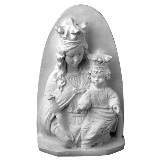 Stampo in gomma madonna con bambino SB cm.28