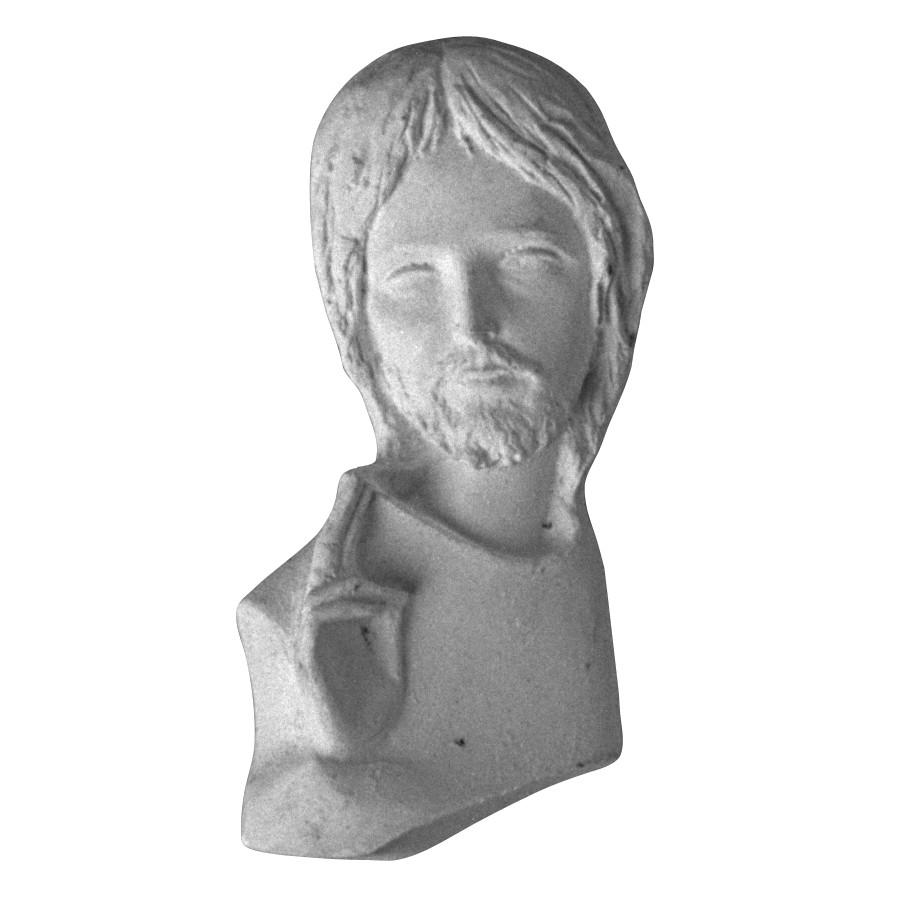 Stampo in gomma volto di cristo P119 cm.9