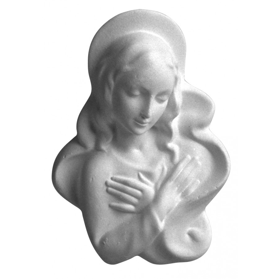 Stampo in gomma madonna P 10 cm.11.5