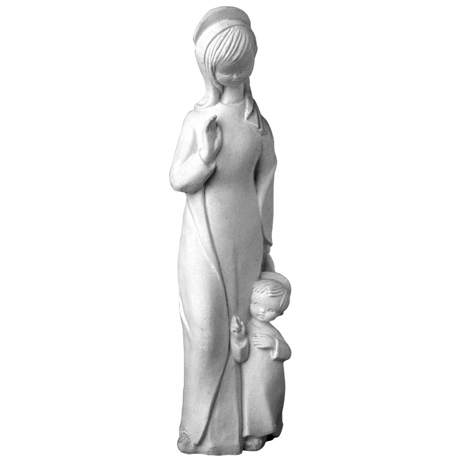 Stampo in gomma madonna con bambino T 120 cm.25.5