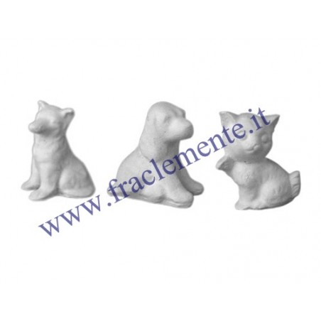 Stampo in gomma animaletti T 82 cm.6 cad.