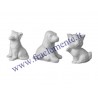 Stampo in gomma animaletti T 82 cm.6 cad.