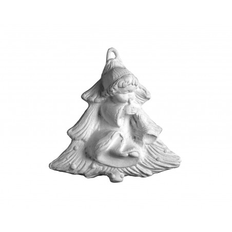 Stampo in gomma bambina su albero P 218 cm.6.5