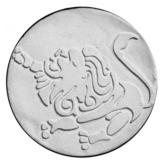 Stampo in gomma segno zodiacale leone Pr 181 cm.11.5