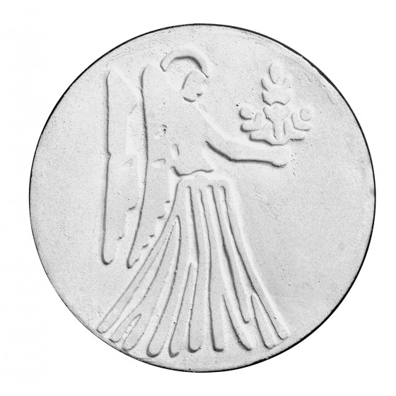 Stampo in gomma segno zodiacale vergine Pr 182 cm.11.5