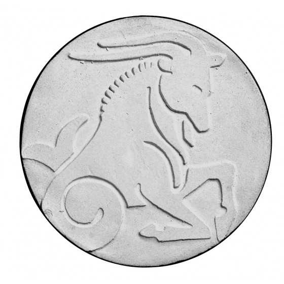 Stampo in gomma segno zodiacale capricorno Pr 186 cm.11.5