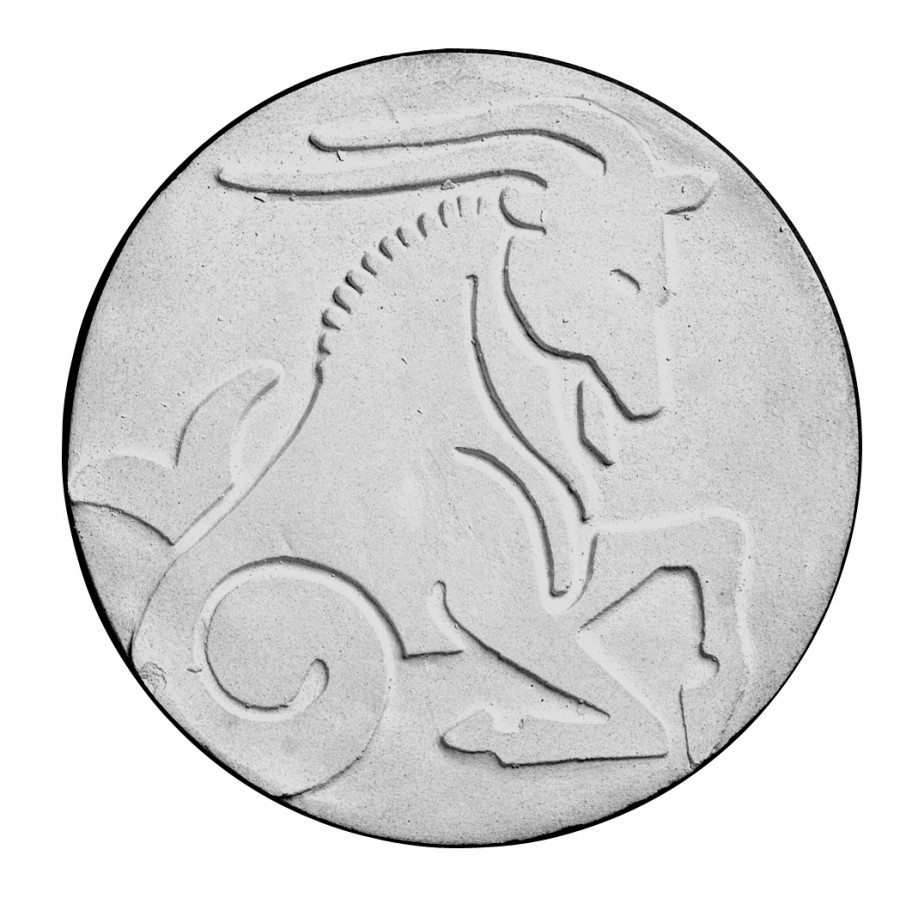 Stampo in gomma segno zodiacale capricorno Pr 186 cm.11.5