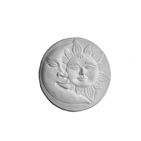 Stampo in gomma sole e luna Pr 210