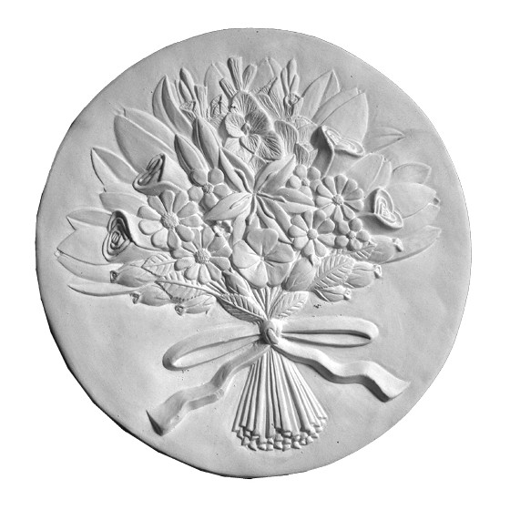 Stampo in gomma quadro con fiori Pr 209