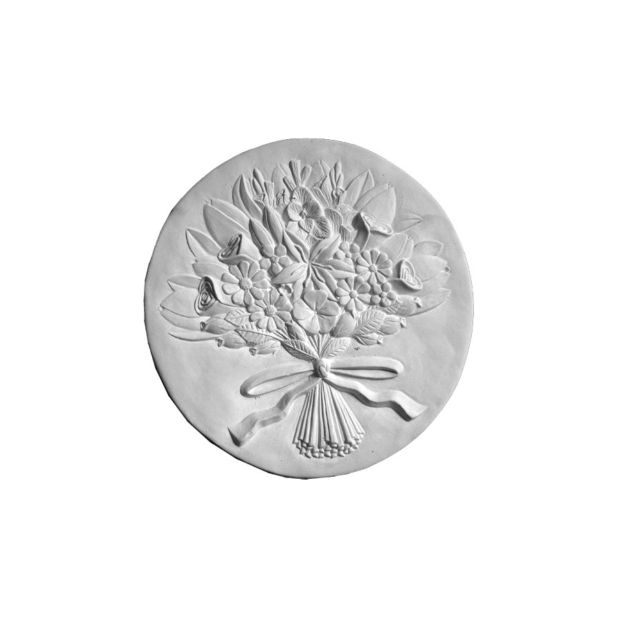 Stampo in gomma quadro con fiori Pr 209