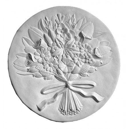Stampo in gomma quadro con fiori Pr 209