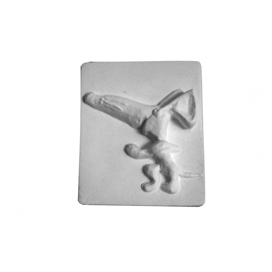 Stampo in gomma topolino Pr 225 cm.9*7.5