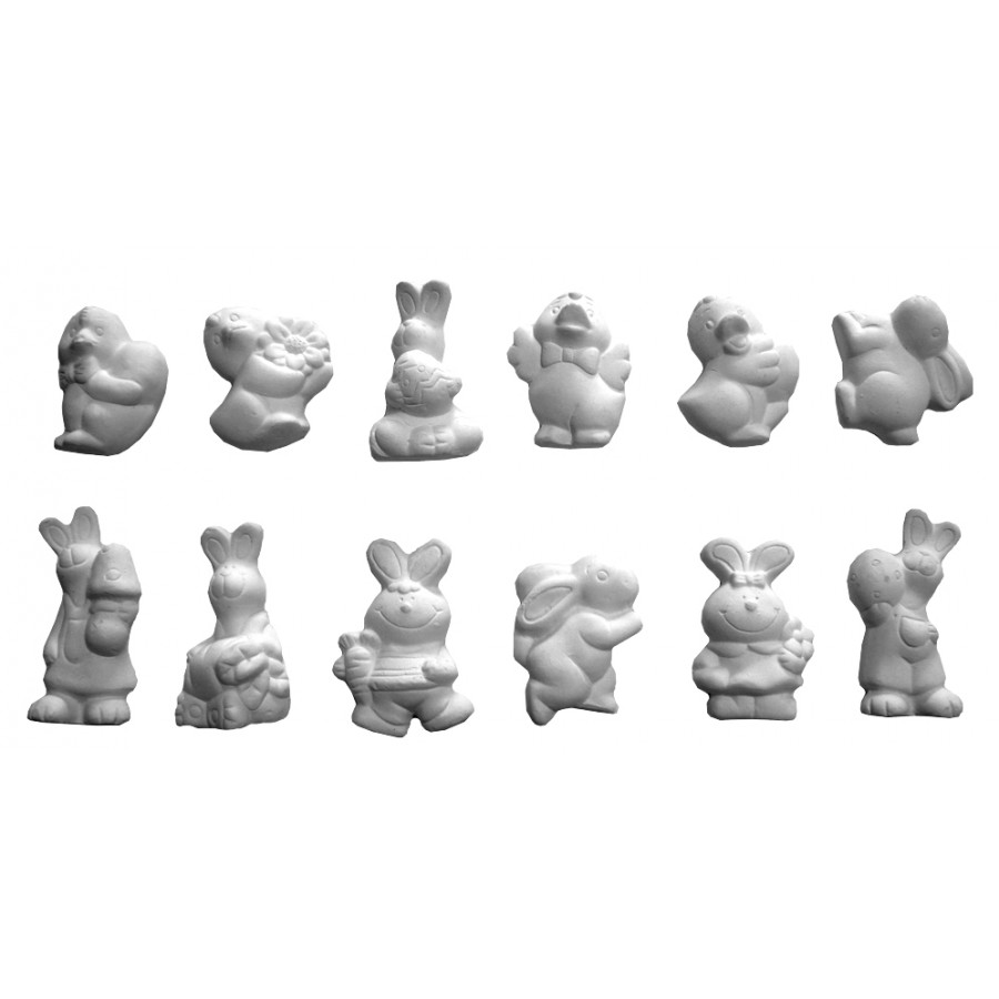 Stampo in gomma per il gesso set di animaletti Pr 239