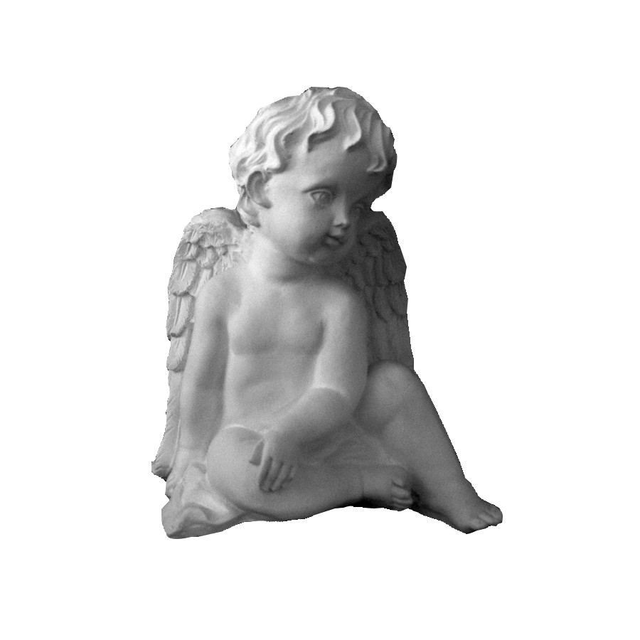 Stampo per il gesso angelo seduto con ali T 245