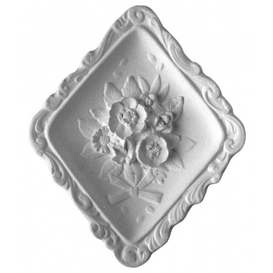 Stampo in gomma piatto di fiori Pr 71 cm.16